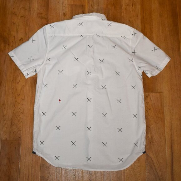 Vans Harry Potter Short Sleeve Classic Fit Button Front Shirt Sz L - Picture 2 of 4